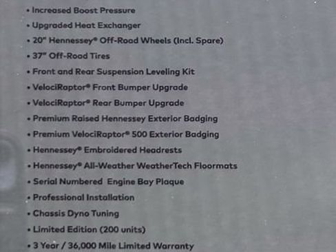 New 2026 Ford Bronco Raptor w/ Interior Carbon Fiber Pack AWD/4WD image 53
