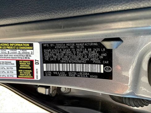 Used 2021 Lexus ES 350 w/ Accessory Package 2 FWD image 20