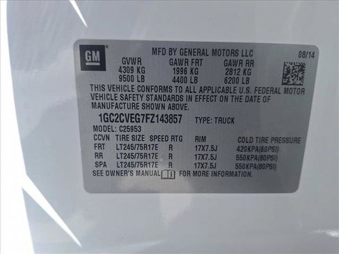 Used 2015 Chevrolet Silverado 2500 LT w/ LT Convenience Package image 16