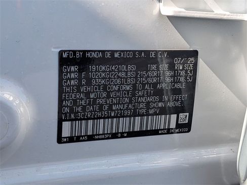 New 2026 Honda HR-V LX image 31