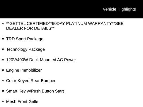Used 2021 Toyota Tacoma TRD Sport w/ Technology Package RWD image 11