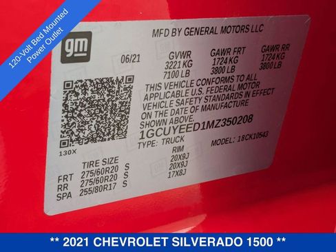 Used 2021 Chevrolet Silverado 1500 RST w/ Convenience Package II image 42