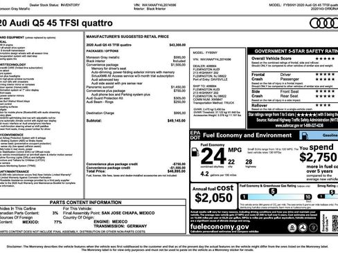 Used 2020 Audi Q5 2.0T Premium w/ Convenience Package image 29