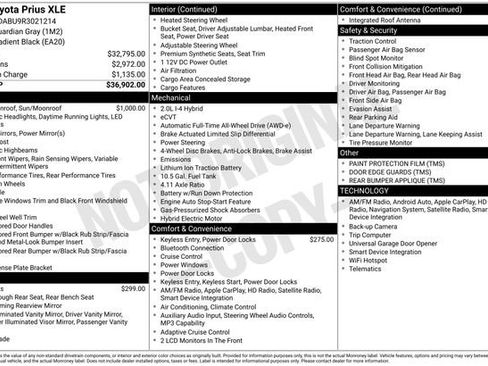 Used 2024 Toyota Prius XLE image 33