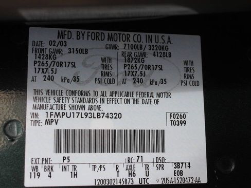 Used 2003 Ford Expedition Eddie Bauer image 19