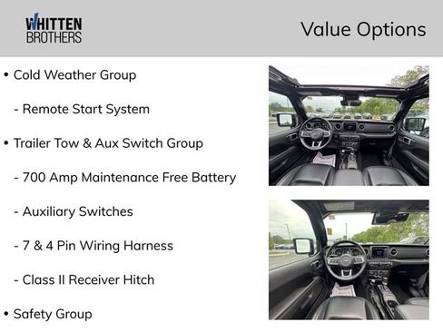 Used 2023 Jeep Wrangler Unlimited Sahara w/ Cold Weather Group AWD/4WD image 8