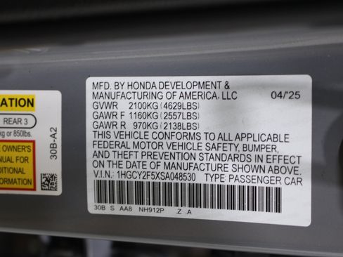 Used 2025 Honda Accord Sport image 37