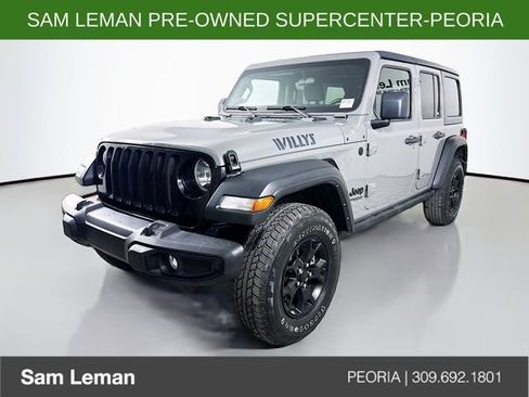 Used 2021 Jeep Wrangler Unlimited Willys image 3