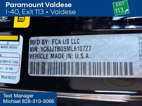 Used 2021 Jeep Gladiator Rubicon w/ Auxiliary Switch Group image 30