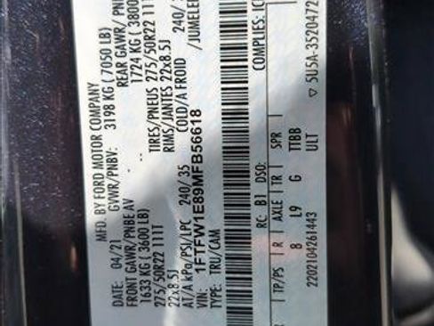 Used 2021 Ford F150 Limited AWD/4WD image 25