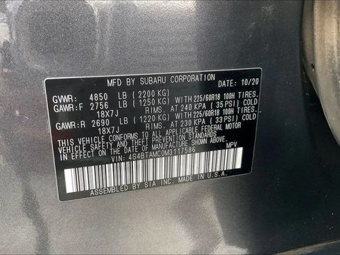 Used 2021 Subaru Outback Limited AWD/4WD image 19