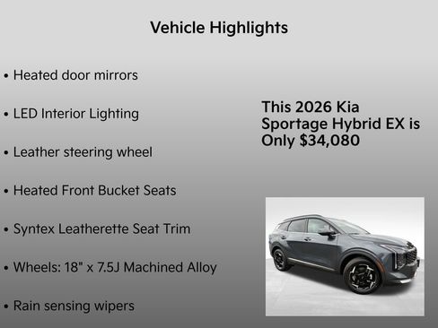 New 2026 Kia Sportage EX image 10