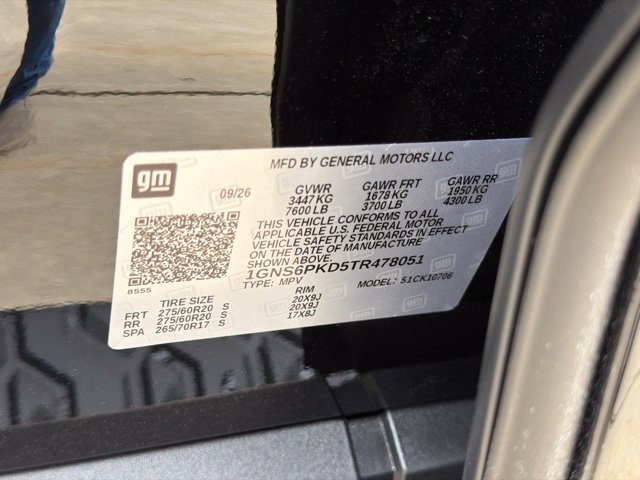 New 2026 Chevrolet Tahoe Z71 w/ Adventure Package 2 - Box AWD/4WD image 18