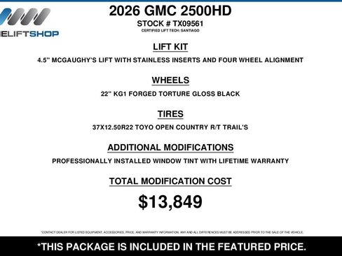 Used 2026 Chevrolet Silverado 2500 LTZ w/ Trail Boss Package AWD/4WD image 2