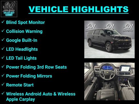 Used 2022 Chevrolet Suburban LT w/ Luxury Package AWD/4WD image 3