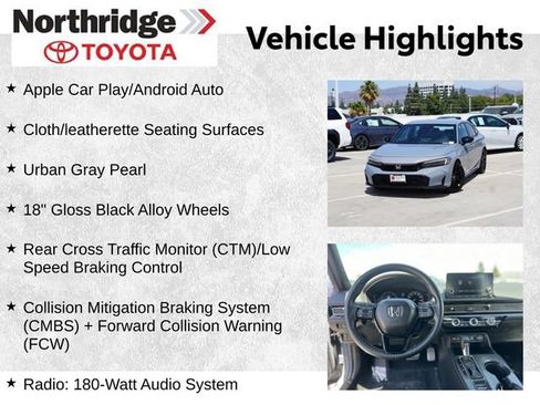 Used 2025 Honda Civic Sport image 2