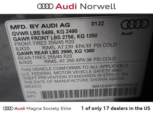 Used 2022 Audi Q5 2.0T Premium Plus AWD/4WD image 3