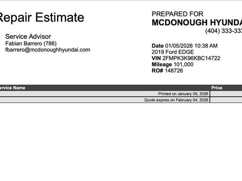 Used 2019 Ford Edge Titanium image 4