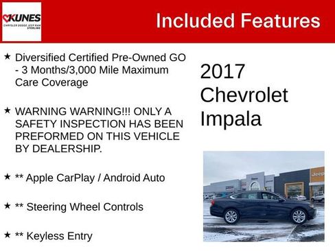 Used 2017 Chevrolet Impala LT image 4
