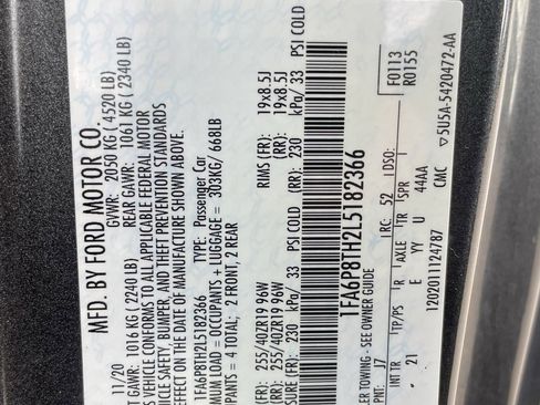 Used 2020 Ford Mustang Coupe w/ Equipment Group 101A image 28