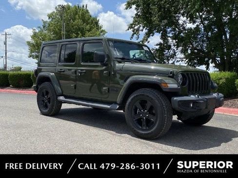 Used 2021 Jeep Wrangler Unlimited Sahara AWD/4WD image 1