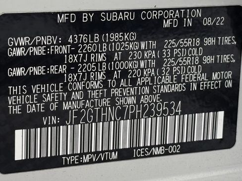 Used 2023 Subaru Crosstrek 2.5i Limited AWD/4WD image 44
