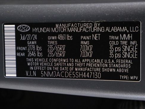 Certified 2025 Hyundai Tucson SE AWD/4WD image 38