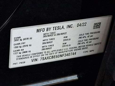 Used 2022 Tesla Model X Plaid image 41