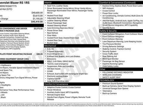 Used 2019 Chevrolet Blazer RS image 30