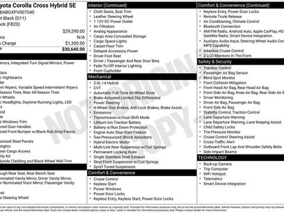 New 2023 Toyota Corolla Cross AWD Hybrid