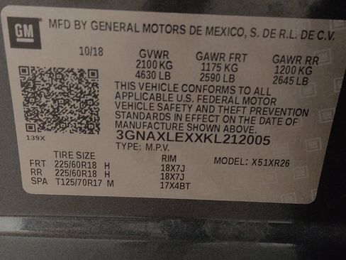 Used 2019 Chevrolet Equinox LT FWD image 33