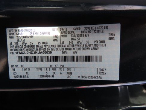 Used 2019 Ford Escape SEL image 19