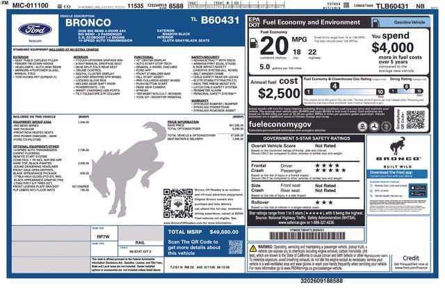 New 2026 Ford Bronco Big Bend AWD/4WD image 26