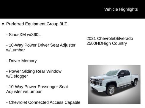 Used 2021 Chevrolet Silverado 2500 High Country AWD/4WD image 4
