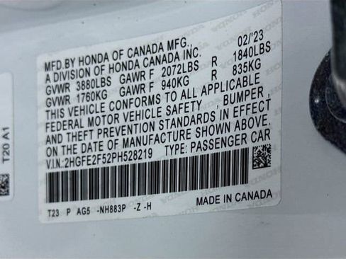 Used 2023 Honda Civic Sport image 29