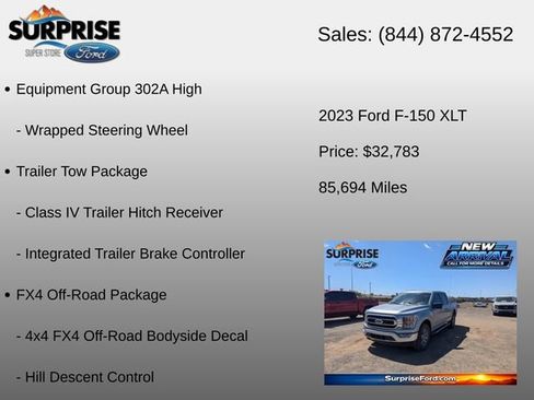Used 2023 Ford F150 XLT w/ Equipment Group 302A High AWD/4WD image 18