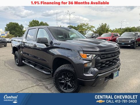 Certified 2024 Chevrolet Silverado 1500 Custom Trail Boss w/ Dark Appearance Package AWD/4WD image 1