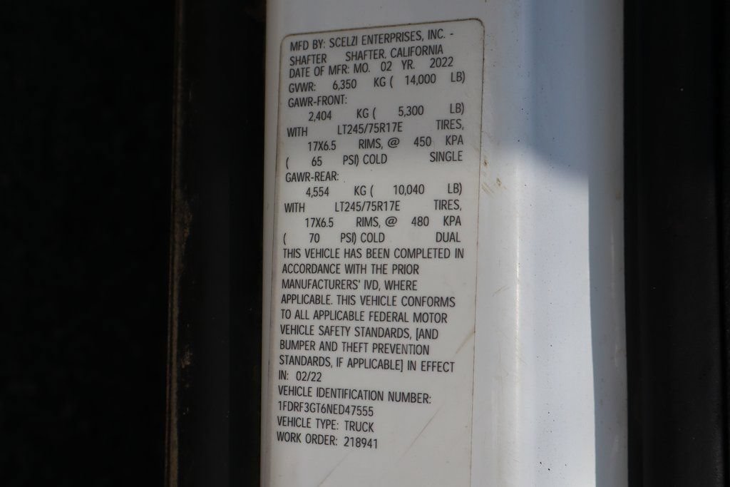 Used 2022 Ford F350 XL w/ Power Equipment Group RWD image 53
