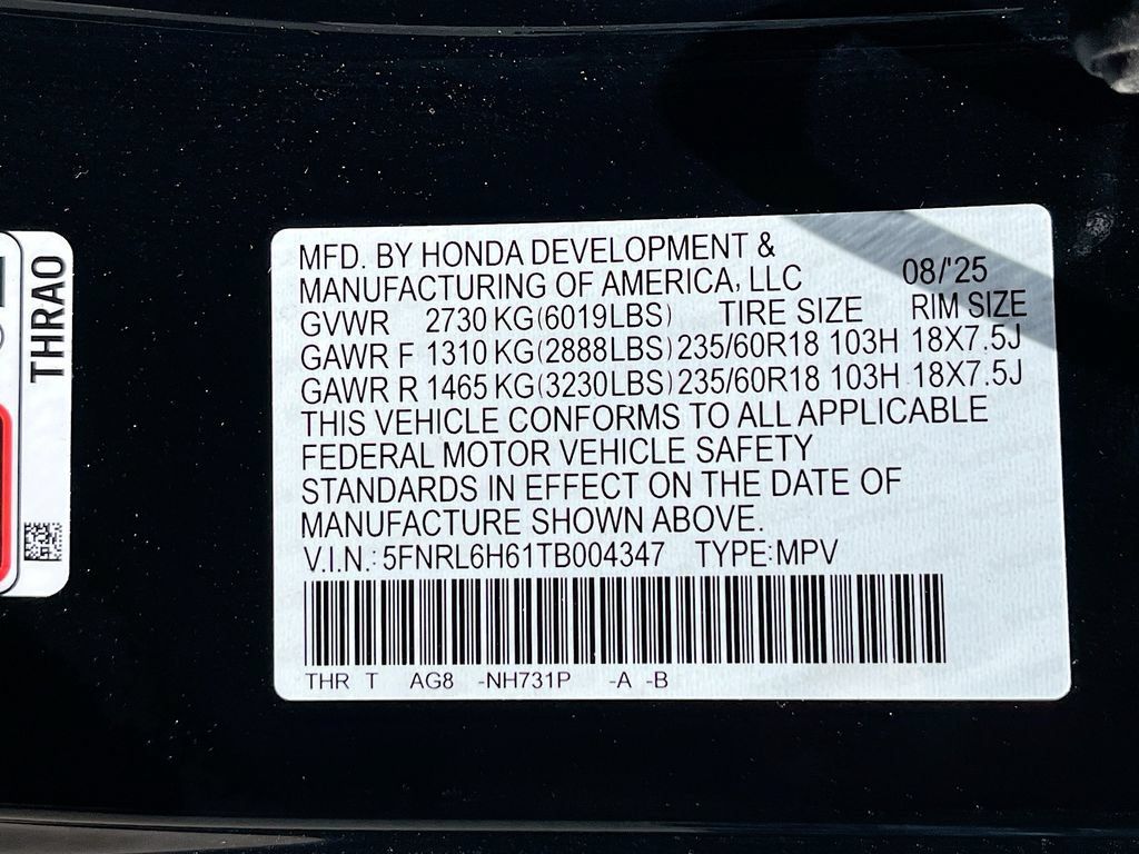 Used 2026 Honda Odyssey EX-L image 34