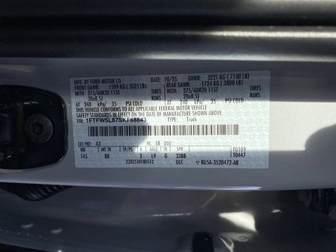 New 2025 Ford F150 Lariat w/ Equipment Group 501A Mid image 25