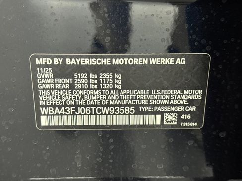 Used 2026 BMW 530i w/ M Sport Package RWD image 20
