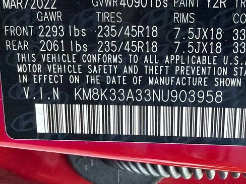 Used 2022 Hyundai Kona N Line FWD image 32