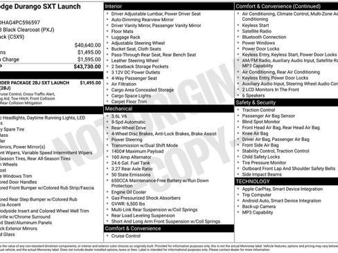 Used 2023 Dodge Durango SXT Launch Edition image 3