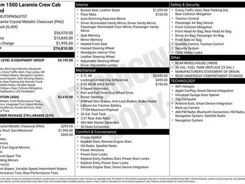 Certified 2023 RAM 1500 Laramie AWD/4WD image 40