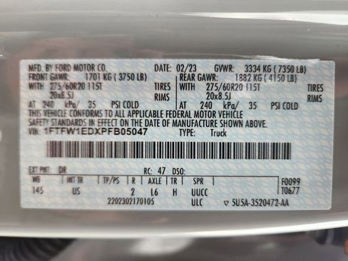 Used 2023 Ford F150 XLT w/ Equipment Group 302A High image 29