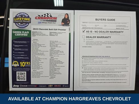 Certified 2023 Chevrolet Bolt EUV Premier FWD image 43