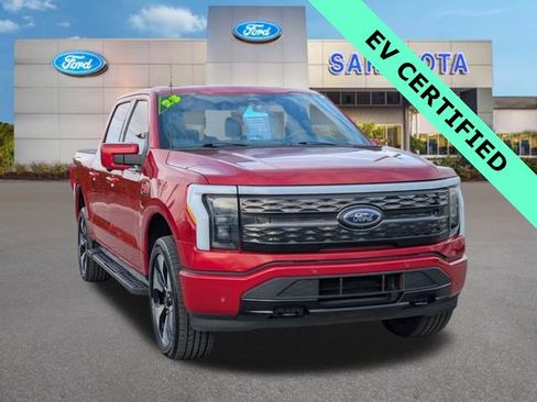 Certified 2023 Ford F150 Lightning Platinum image 1