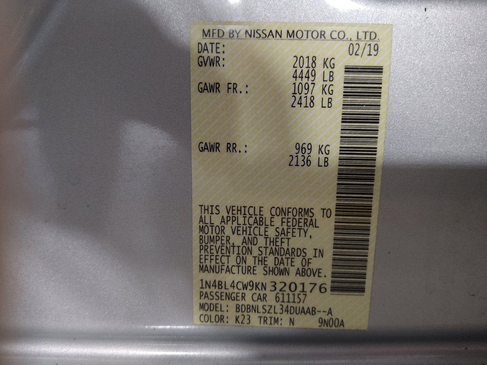 Used 2019 Nissan Altima 2.5 SR w/ SR Premium Package AWD/4WD image 33