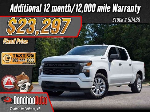 Used 2023 Chevrolet Silverado 1500 Custom RWD image 1