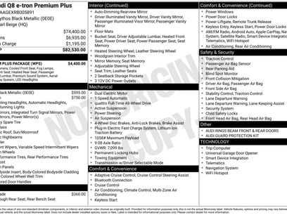 Used 2024 Audi Q8 e-tron Premium Plus w/ Premium Plus Package